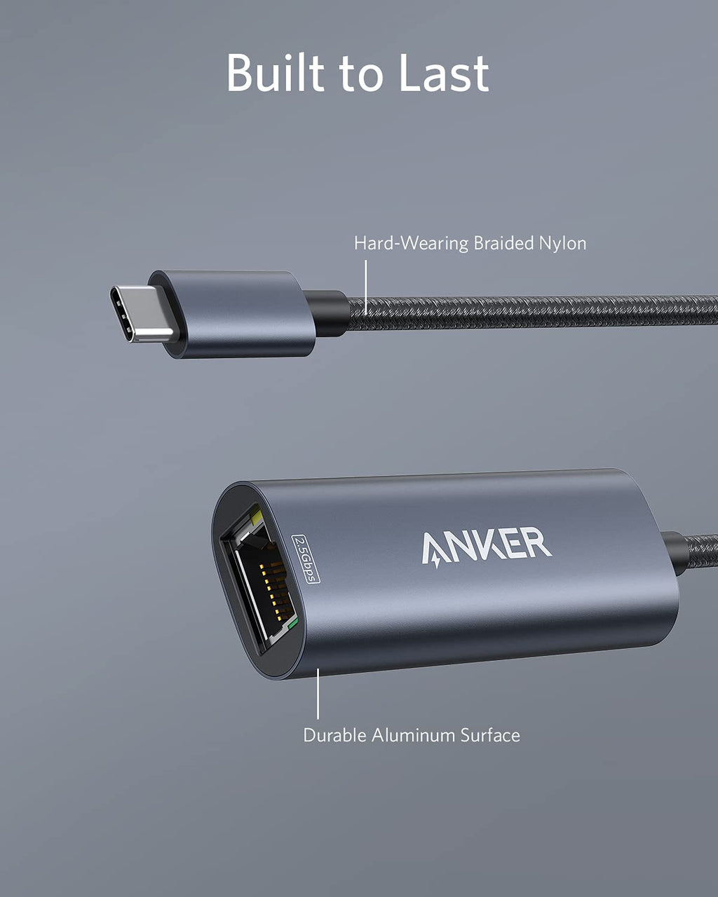 Refurbished PowerExpand USB-C to 2.5 Gbps Ethernet Adapter Q2