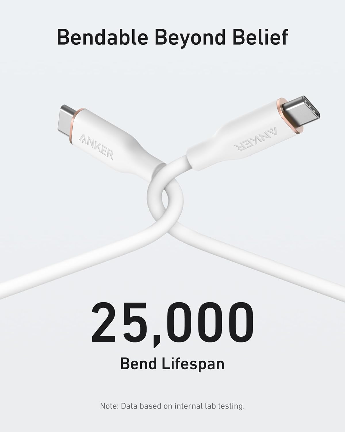 643 USB-C to USB-C Cable (Flow, Silicone, 240W, 2-Pack, Midnight Black) B9