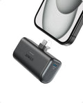 Refurbished Nano Power Bank (22.5W, Built-In USB-C Connector) T3