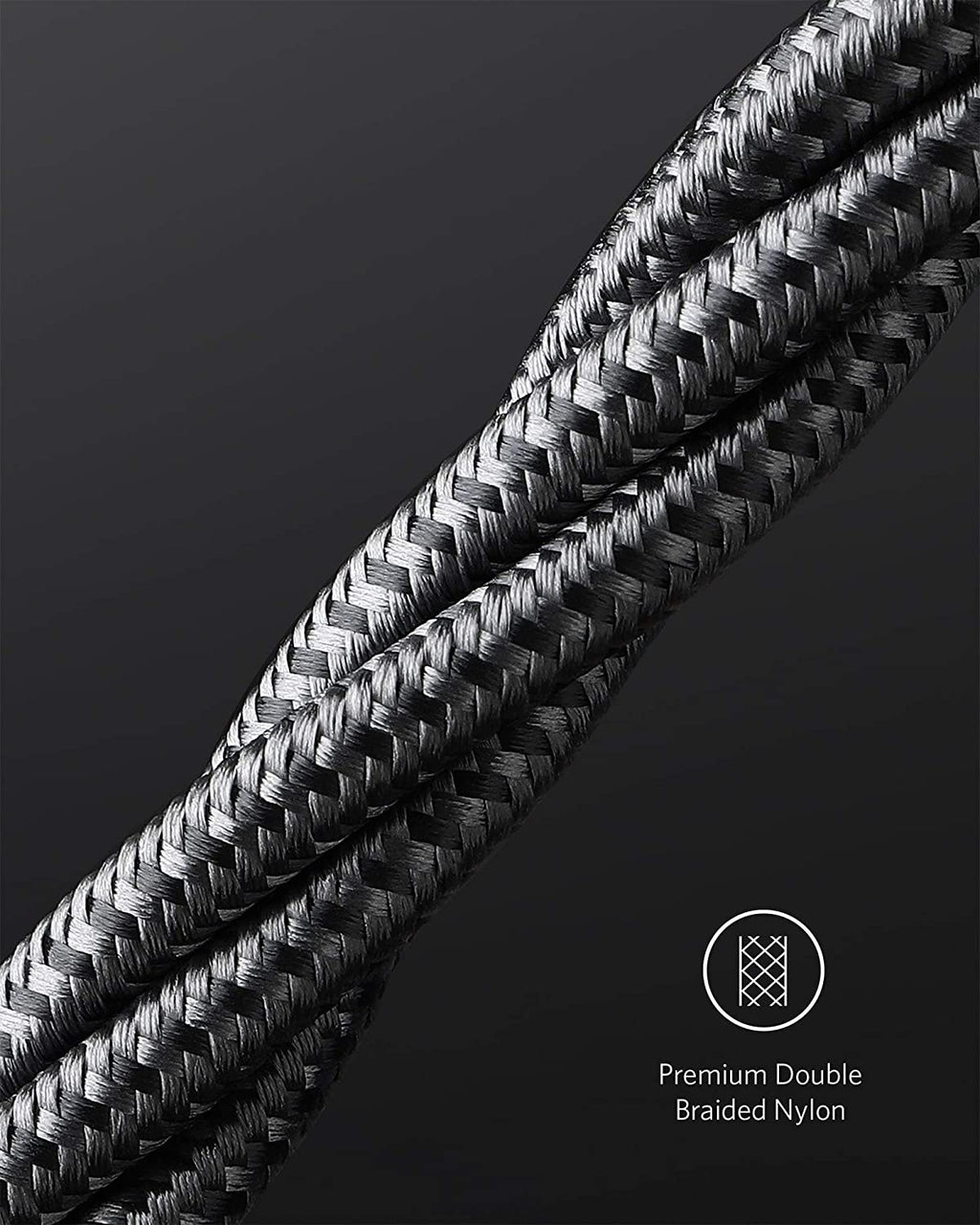 New Nylon USB-C to USB-C 100W Cable (10 ft) Z9