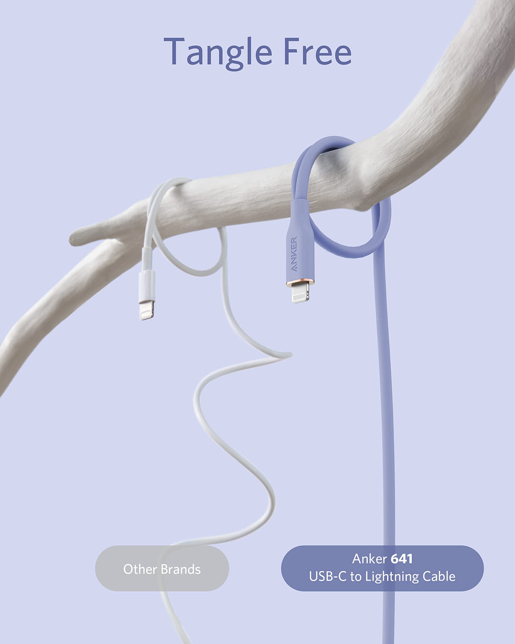 Refurbished 641 USB-C to Lightning Cable (Flow, Silicone) A2
