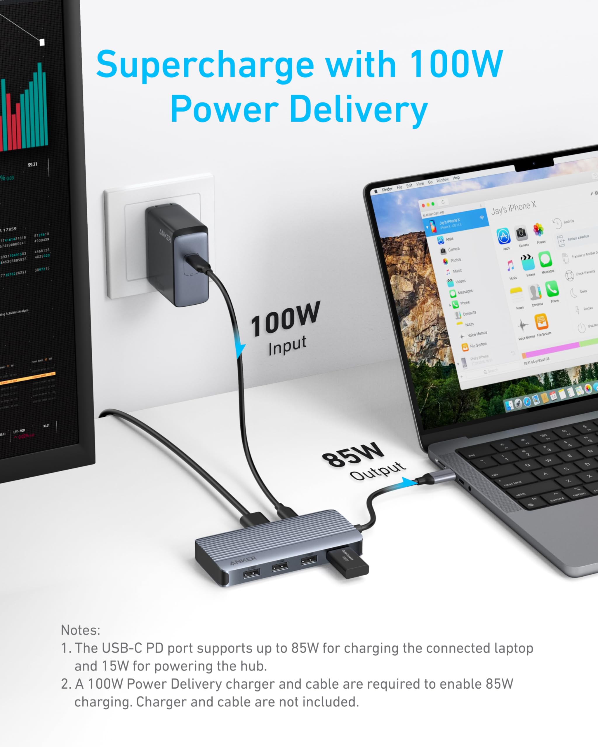 Refurbished USB-C Hub (7-in-1, Dual Display) C1