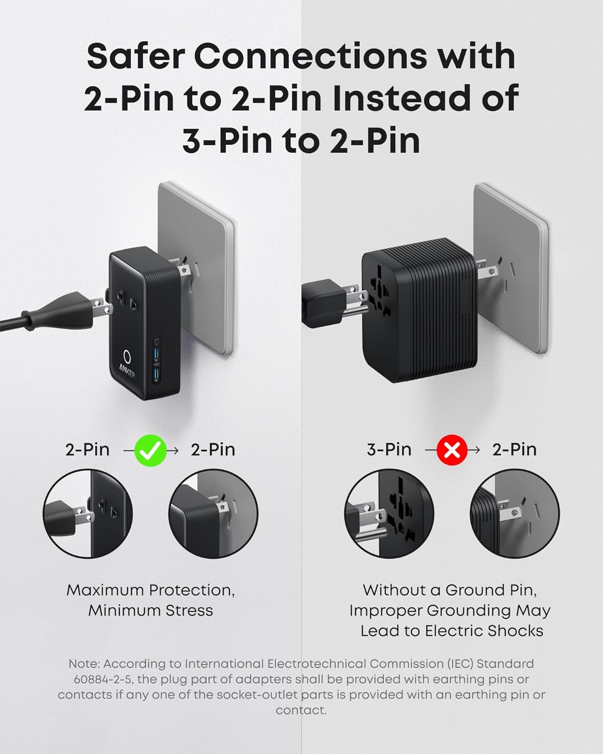 Nano Travel Adapter (5-in-1, 20W, 2-Pack) Z6