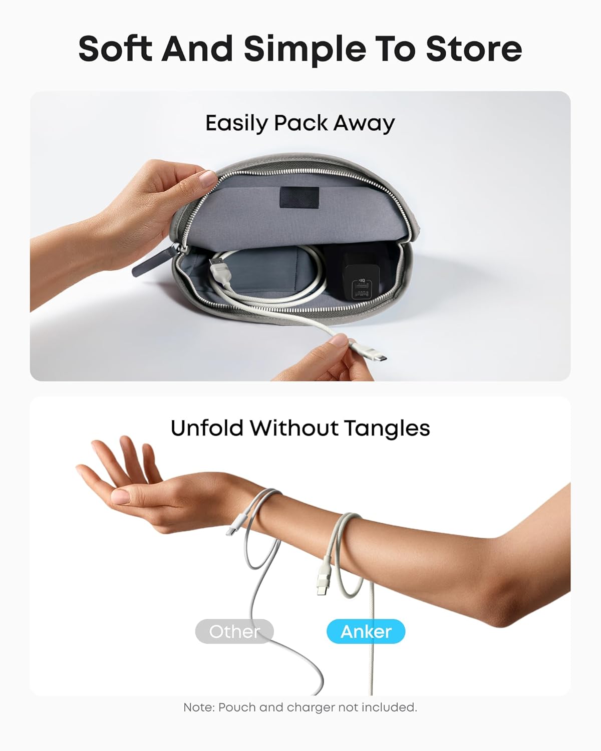 USB-A to USB-C Cable (3 ft / 6 ft, Upcycled-Braided) H0