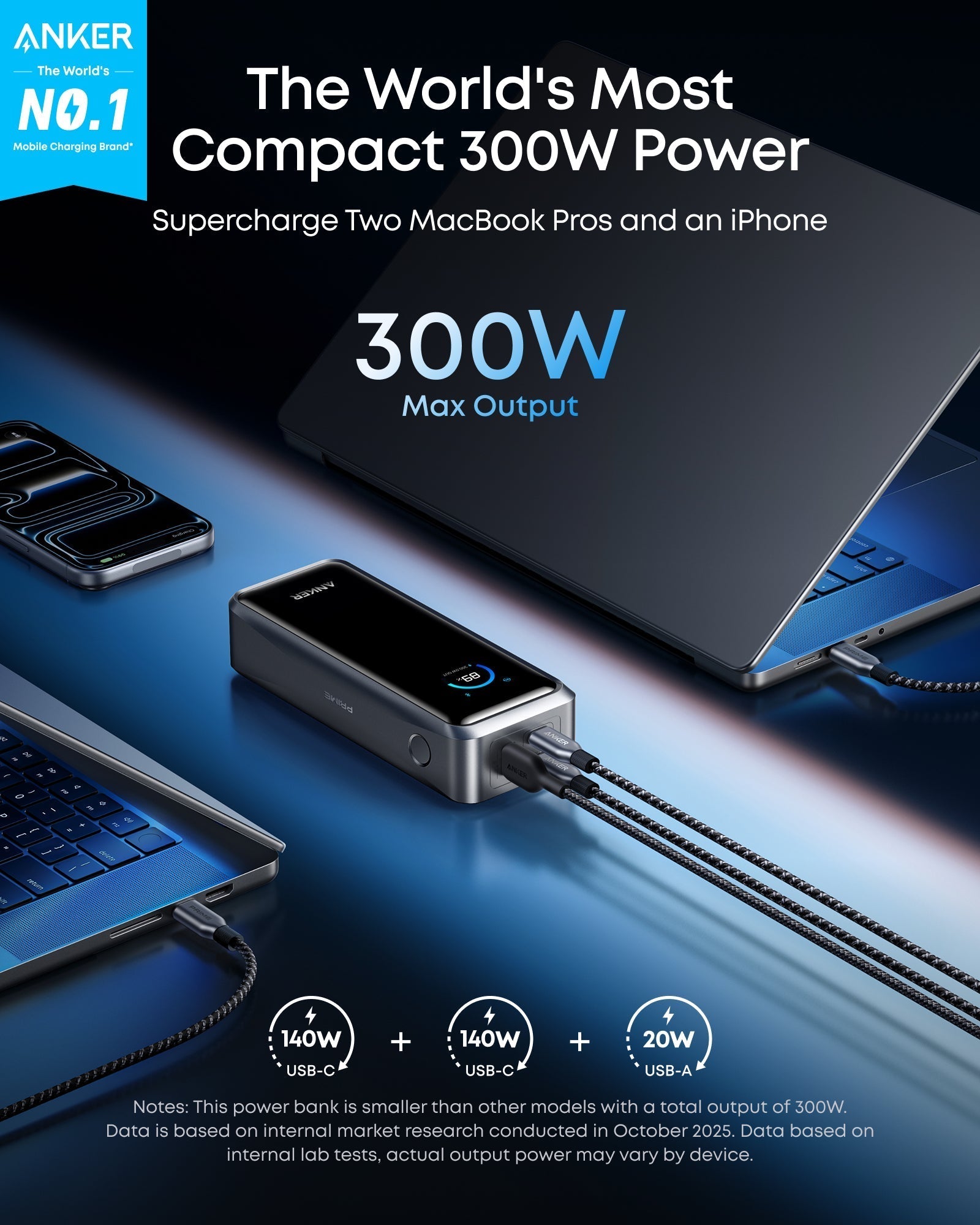 Prime Power Bank (26K, 300W) X8
