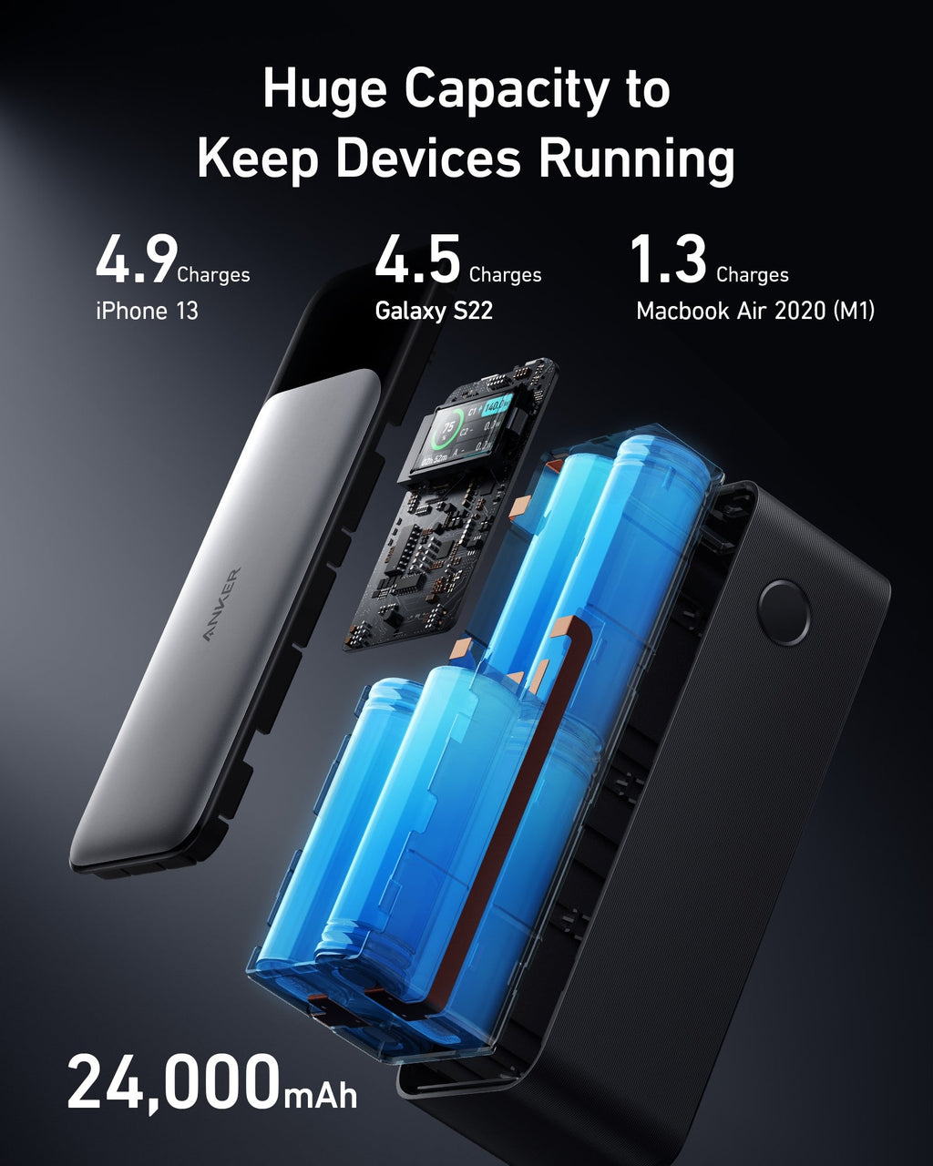 737 Power Bank (PowerCore 24K) X2