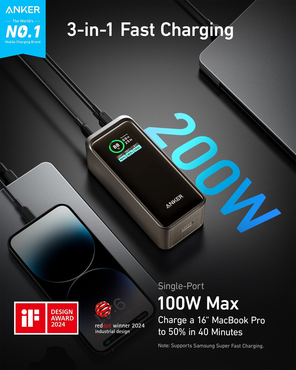 Prime Power Bank (20K, 200W) A5