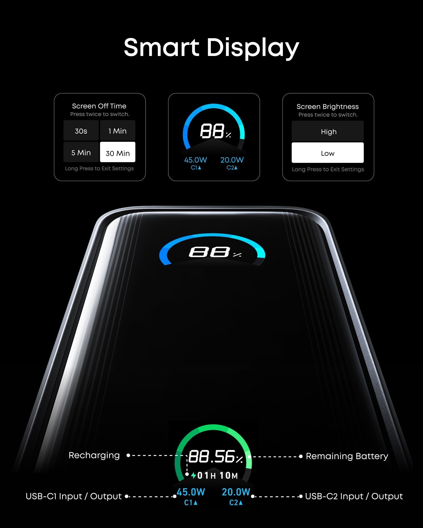 Refurbished Prime Power Bank (9.6K, 65W, Fusion) Y9