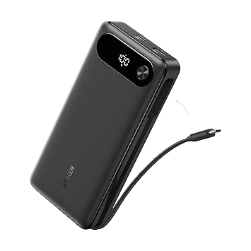 Power Bank (20K, 87W, Built-In USB-C Cable) P1