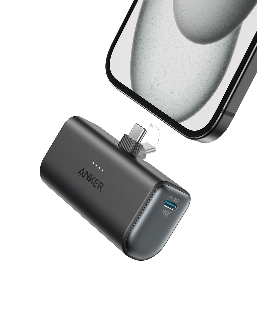 Nano Power Bank (22.5W, Built-In USB-C Connector) S0