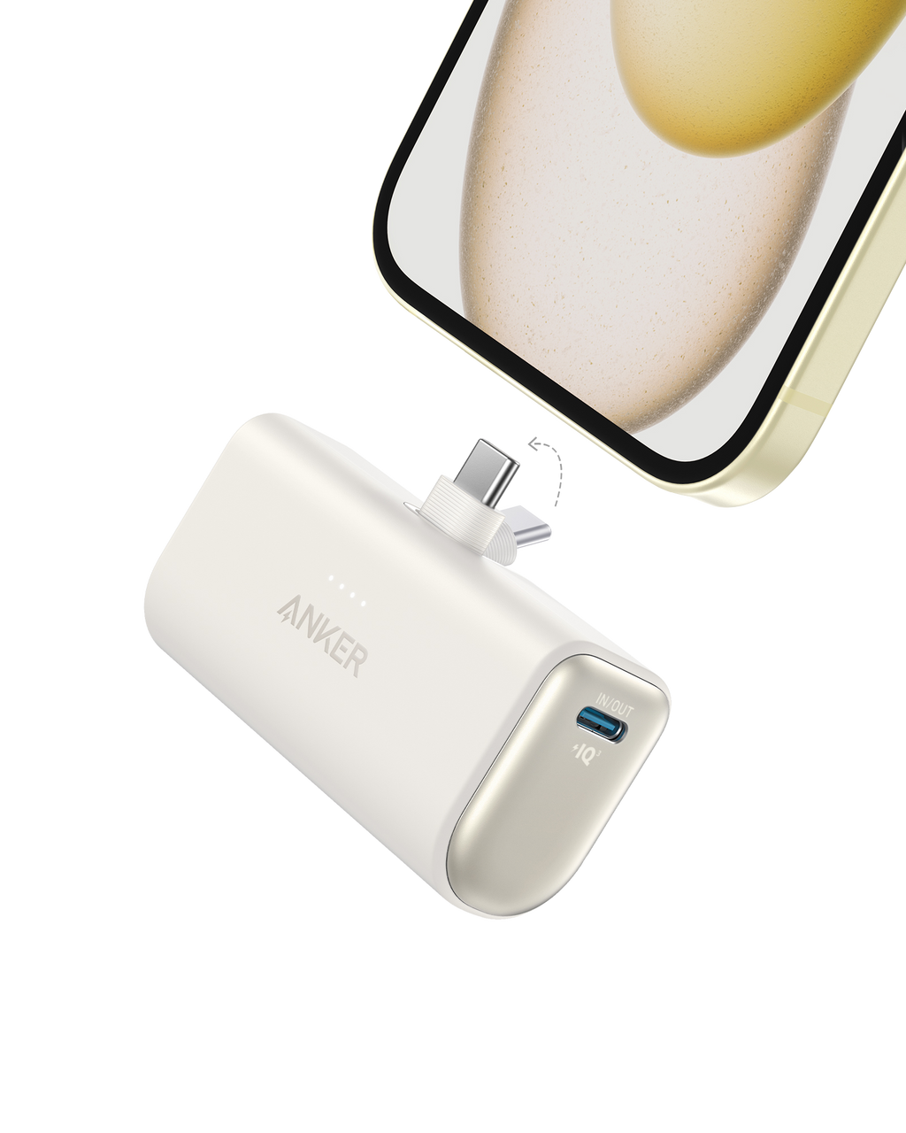 Nano Power Bank (22.5W, Built-In USB-C Connector) S0