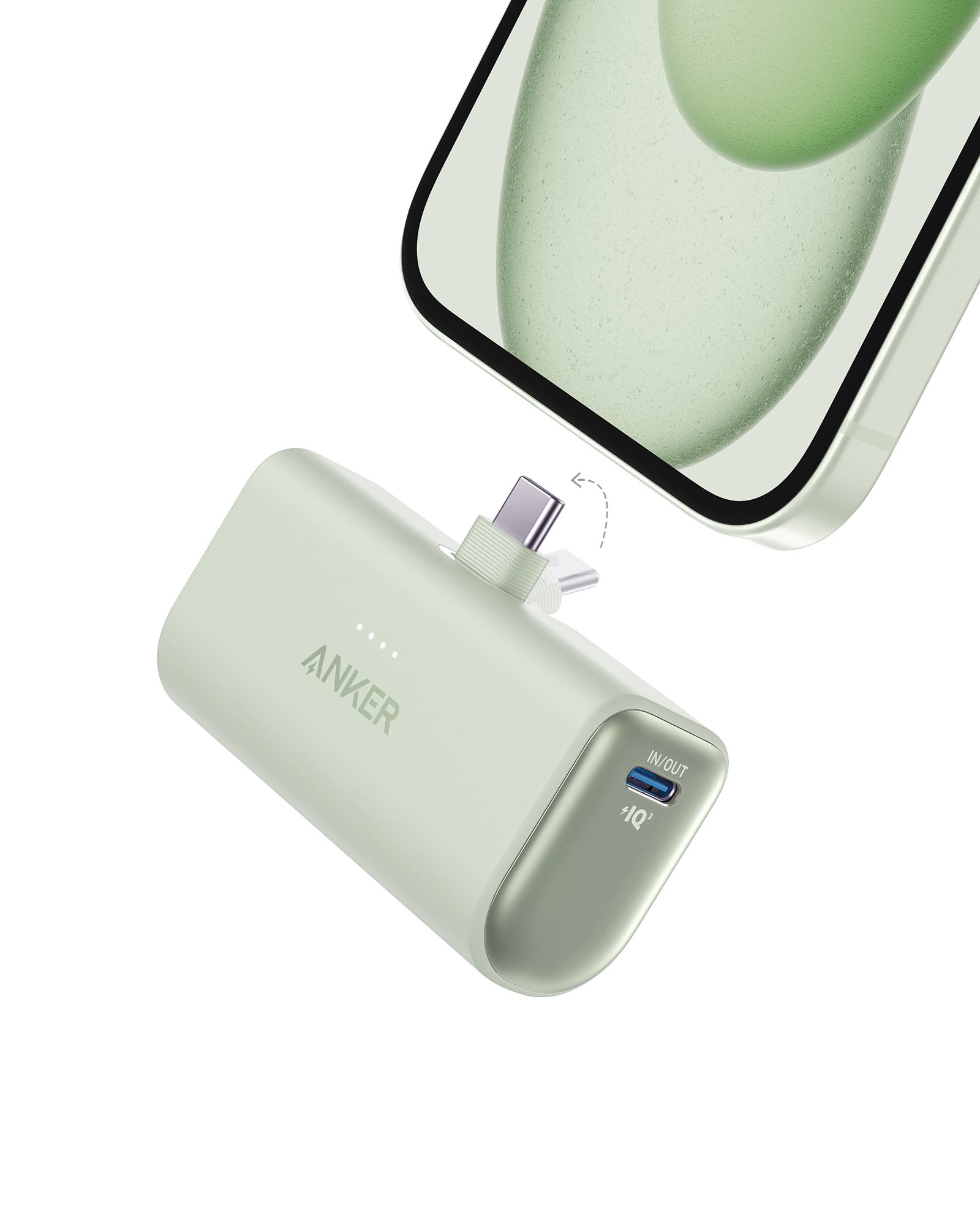 Nano Power Bank (22.5W, Built-In USB-C Connector) S0