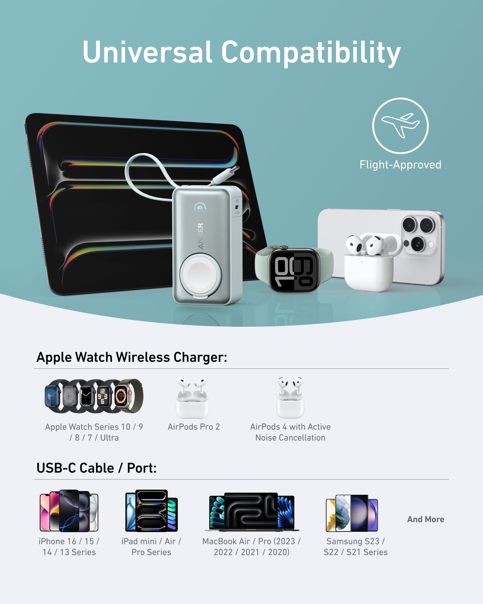 MagGo Power Bank (10K, 35W, For Apple Watch) H1