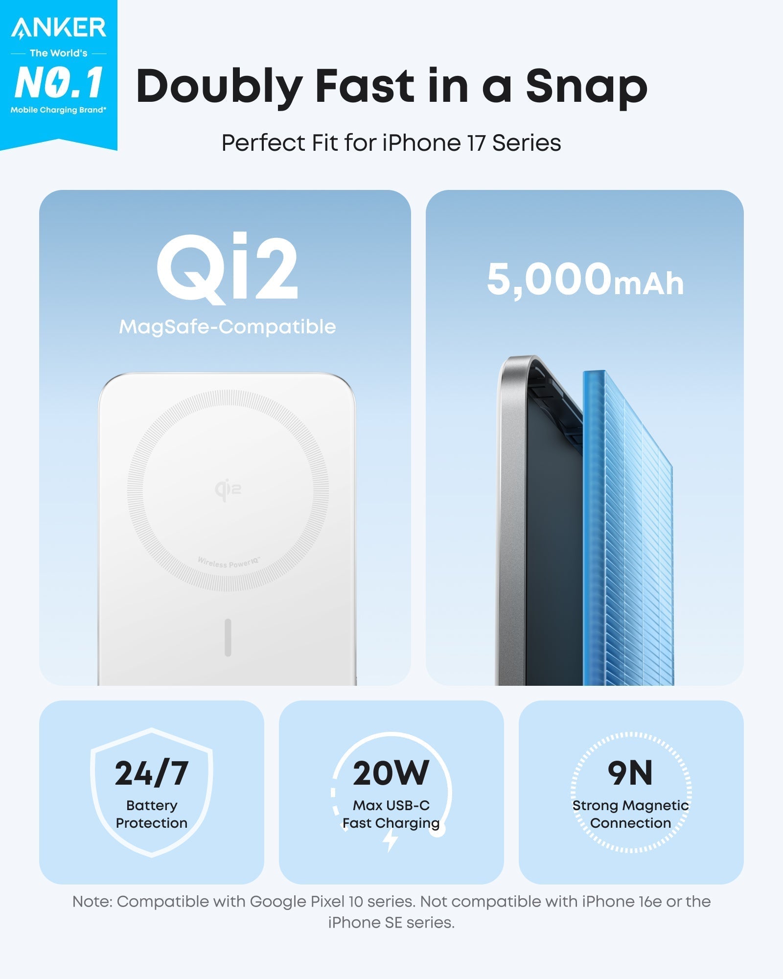 Nano Power Bank (5K, MagGo, Slim) O6