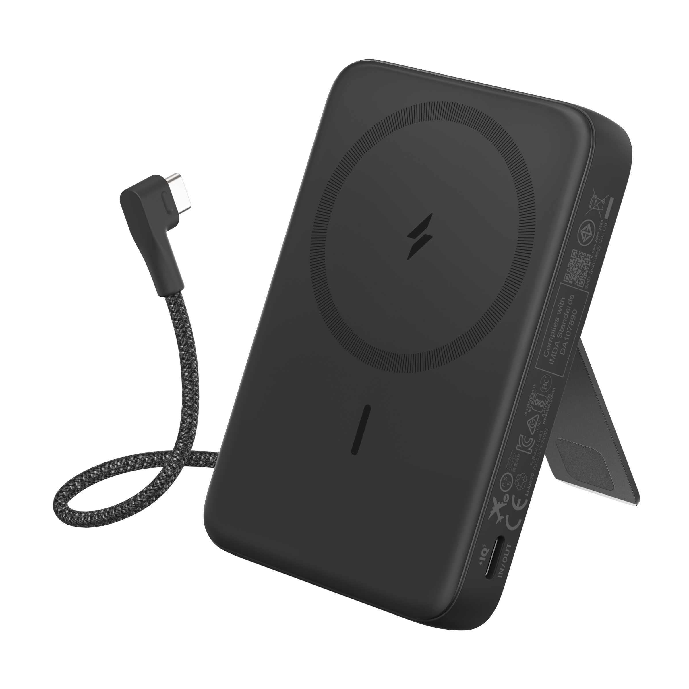Zolo Magnetic Power Bank (10K, 30W, Built-in USB-C Cable) F3