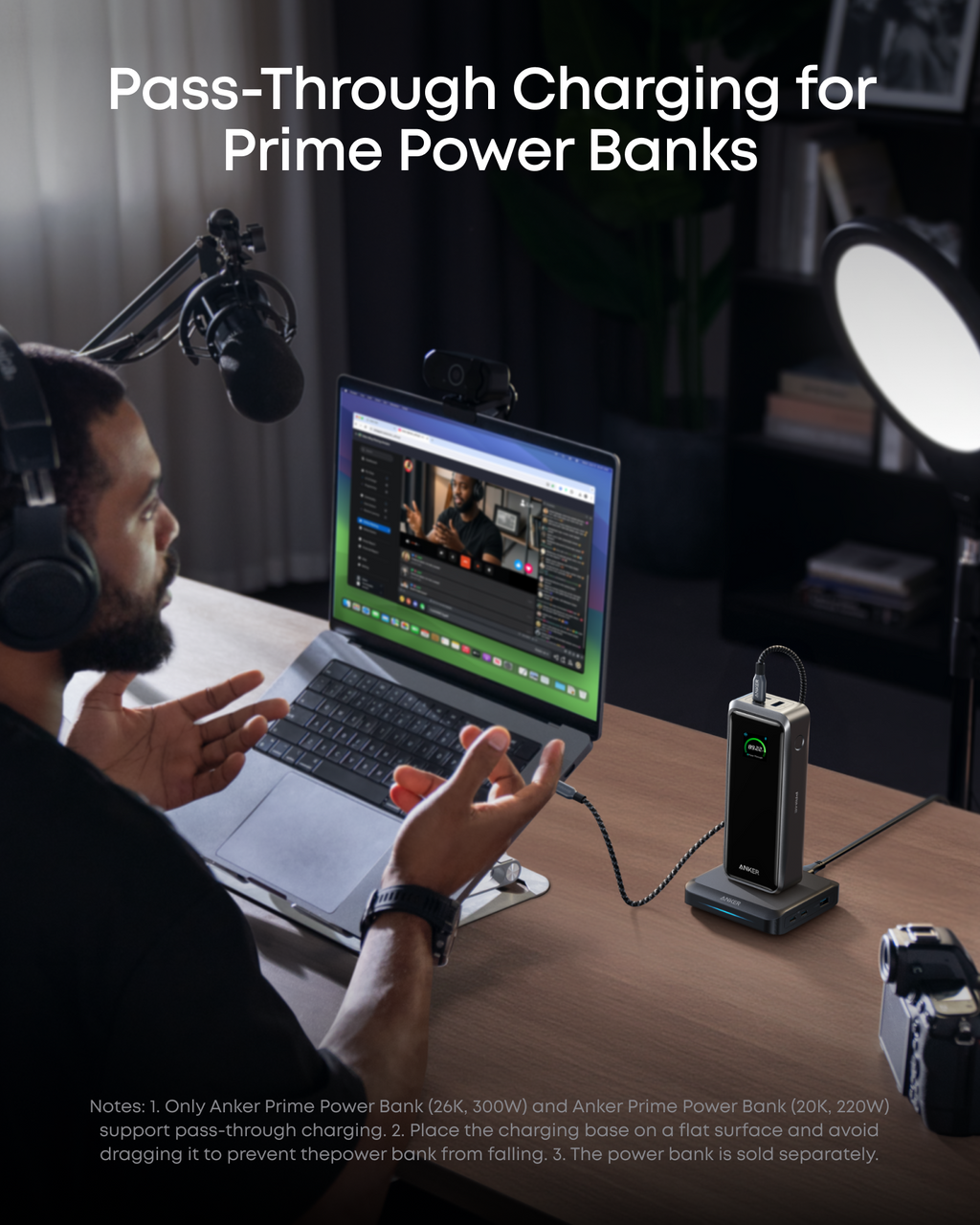 Prime Charging Base (150W, 3 Ports) T1