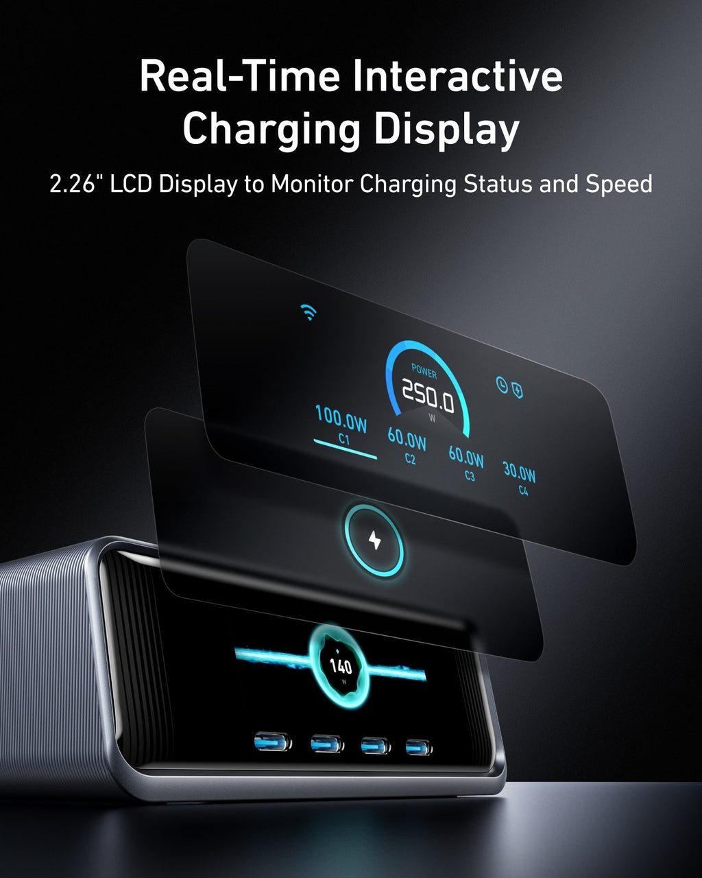 Prime Charger (250W, 6 Ports, GaNPrime) and Charging Station (8-in-1, 240W) N0