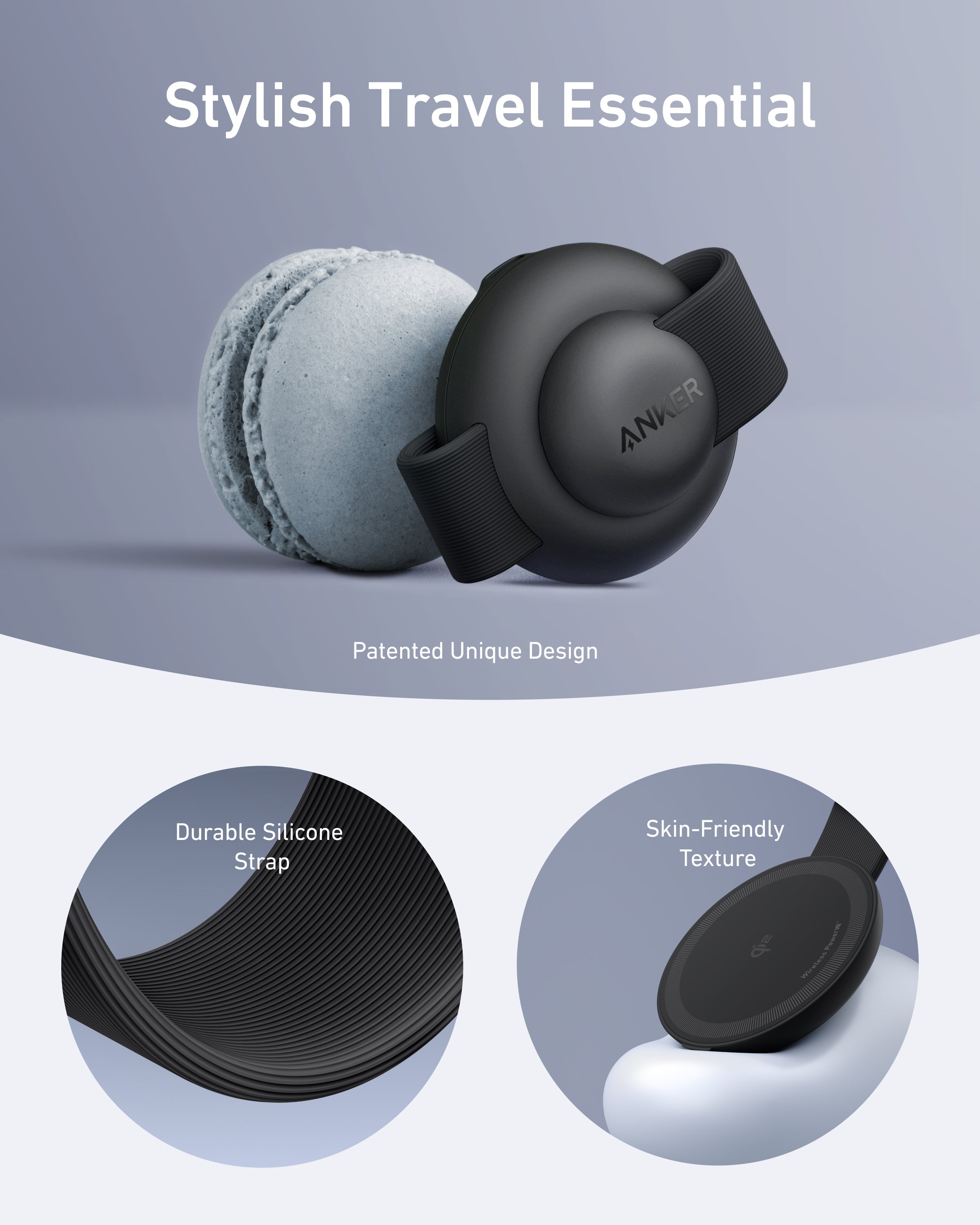 MagGo Wireless Charging Station (3-in-1, Foldable Pad) and Nano Charger (20W) Z3
