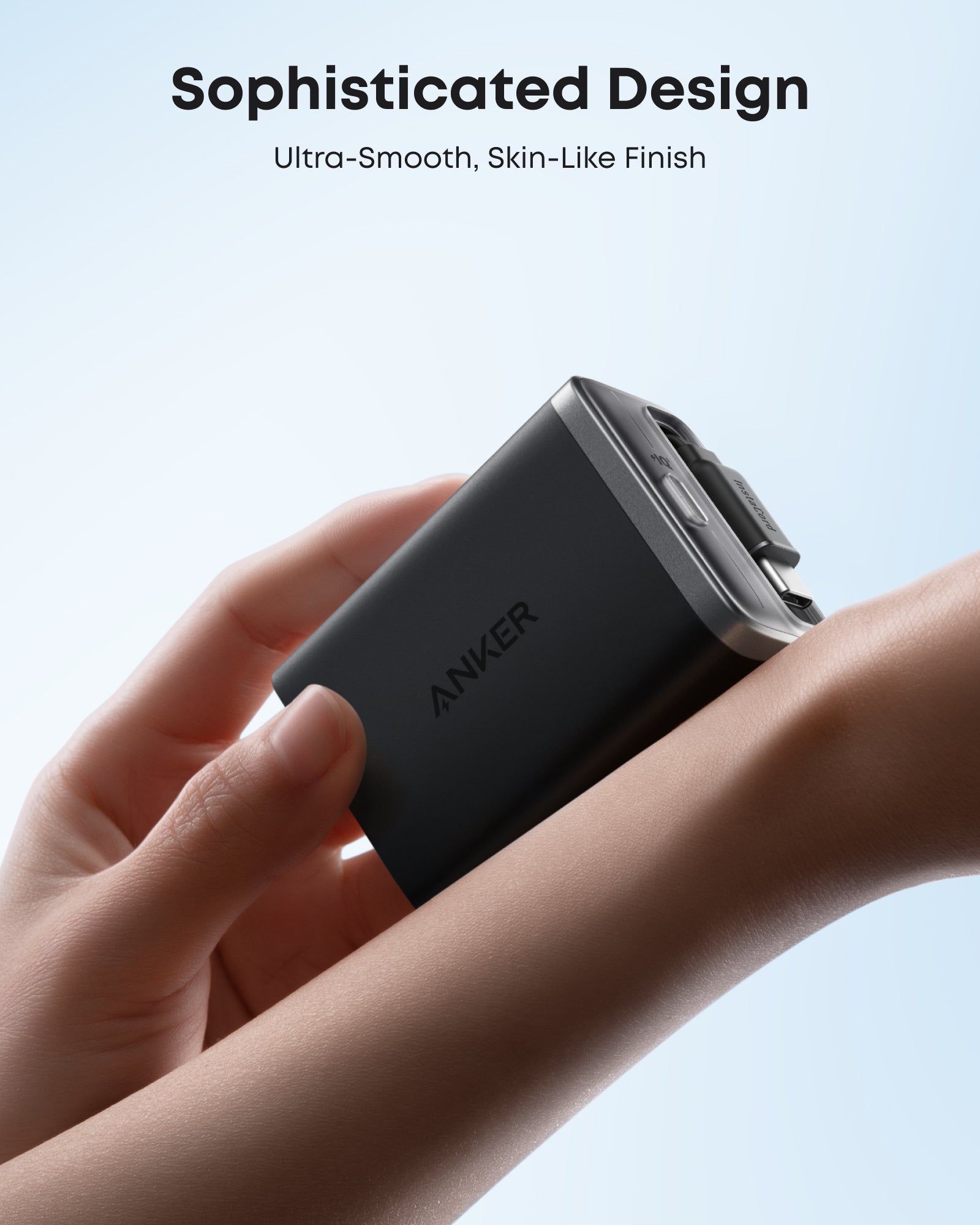 Nano Charger (35W, Built-In Retractable USB-C Cable) F0