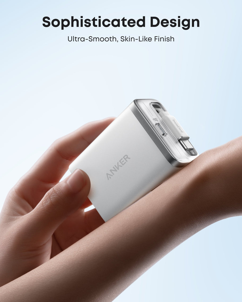 Nano Charger (35W, Built-In Retractable USB-C Cable) F0