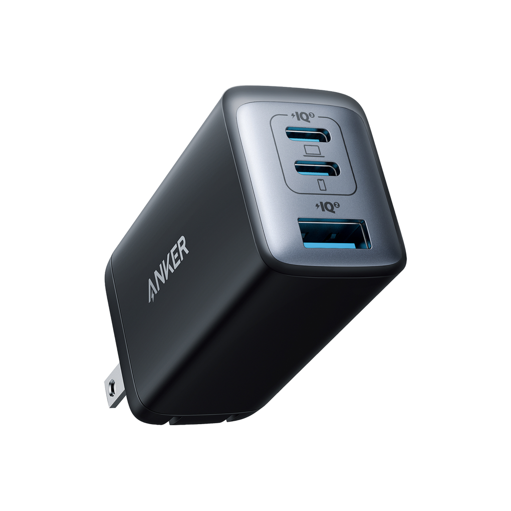 735 Charger (Nano II 65W) and New Nylon USB-C to USB-C 100W Cable (10 ft) A0