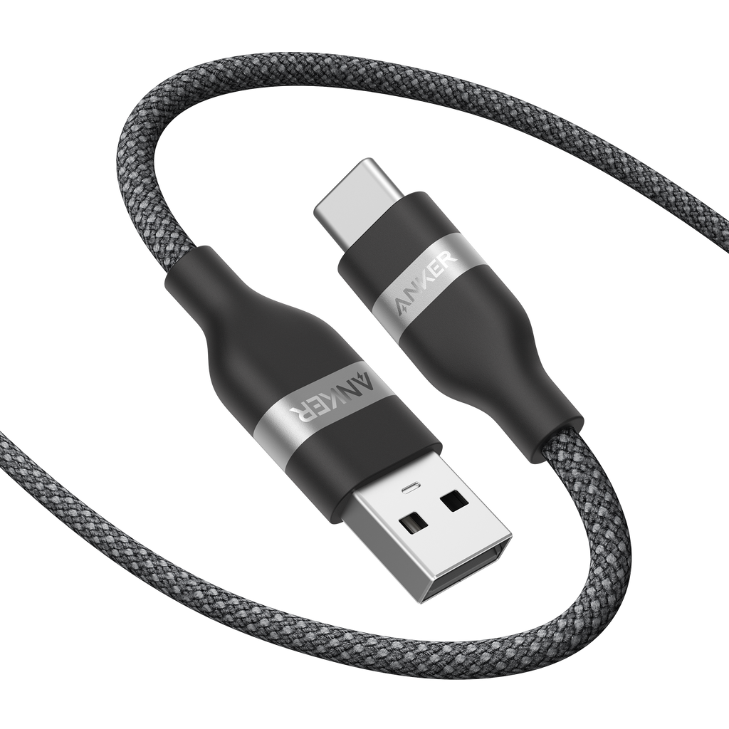USB-A to USB-C Cable (3 ft / 6 ft, Upcycled-Braided) H0