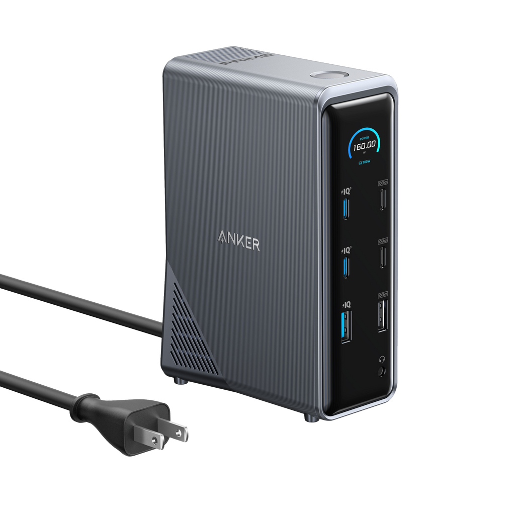 Prime Charging Docking Station (14-in-1, Dual Display, 160W) G2