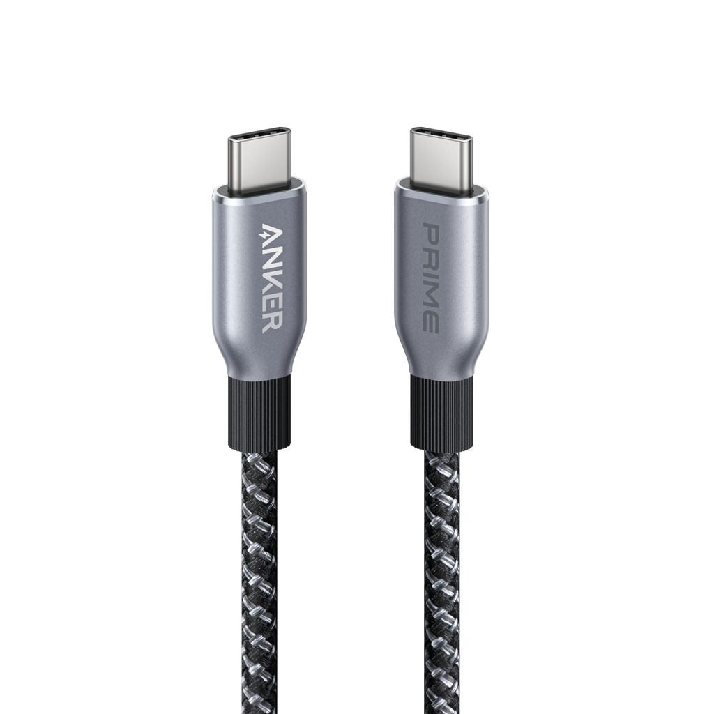 Prime USB-C to USB-C Cable (240W, Upcycled-Braided) E5