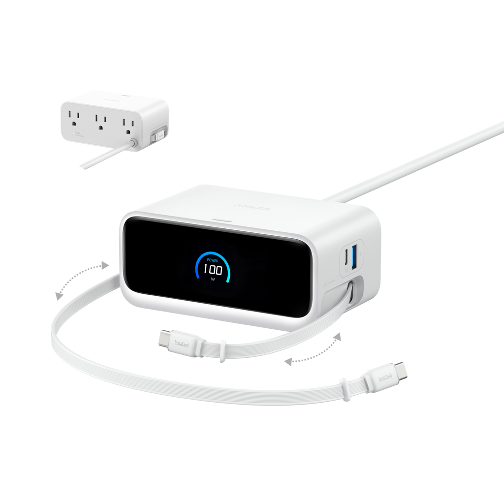 Nano Charging Station (7-in-1, 100W) and Nano Charger (45W) with Cable B1