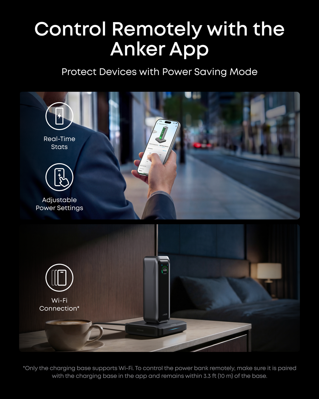 Prime Power Bank (20K, 220W) with Charging Base X8