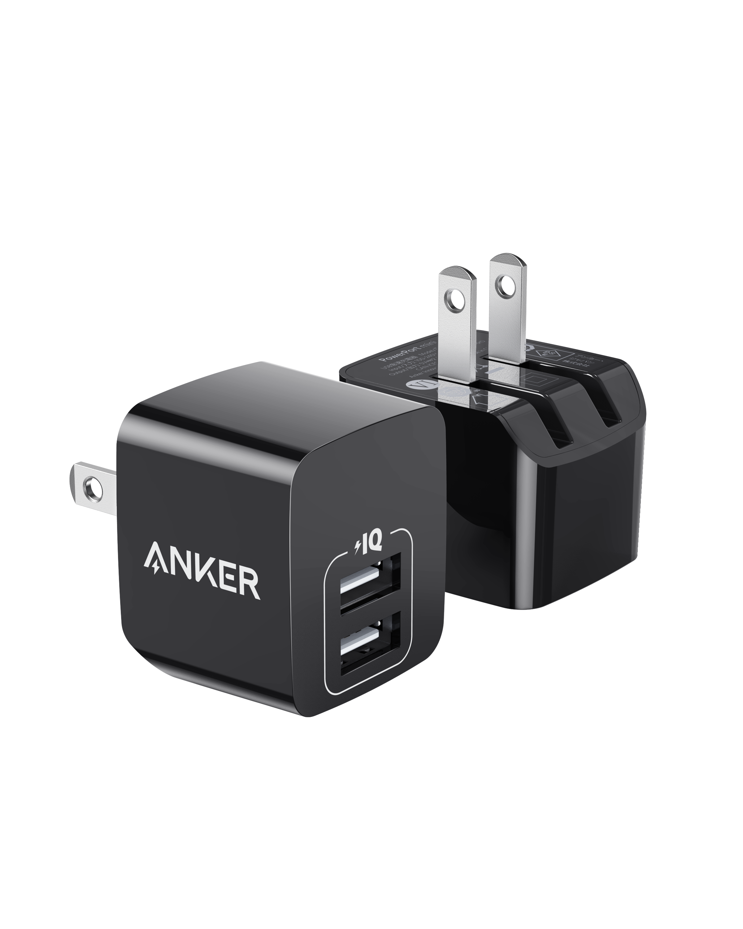 Dual-Port 12W Wall Charger (2-Pack) K2