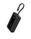 Refurbished Zolo Power Bank (10K, 30W) with a 5.4-inch (13.7 cm) built-in USB-C cable. P9