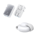 MagGo Wireless Charging Station (3-in-1, Foldable Pad) and Nano Travel Adapter (5-in-1, 20W, 1-Pack) M4