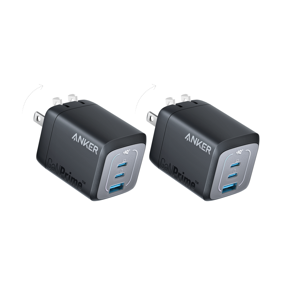 Prime 67W GaN Wall Charger (3 Ports) 2-Pack Z5