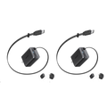 Nano Charger (35W, Built-In Retractable USB-C Cable) —2- Pack Z2