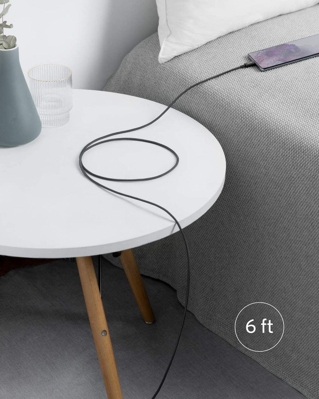 2-Pack New Nylon USB C to USB C Cable (3.3 ft 60W) R9