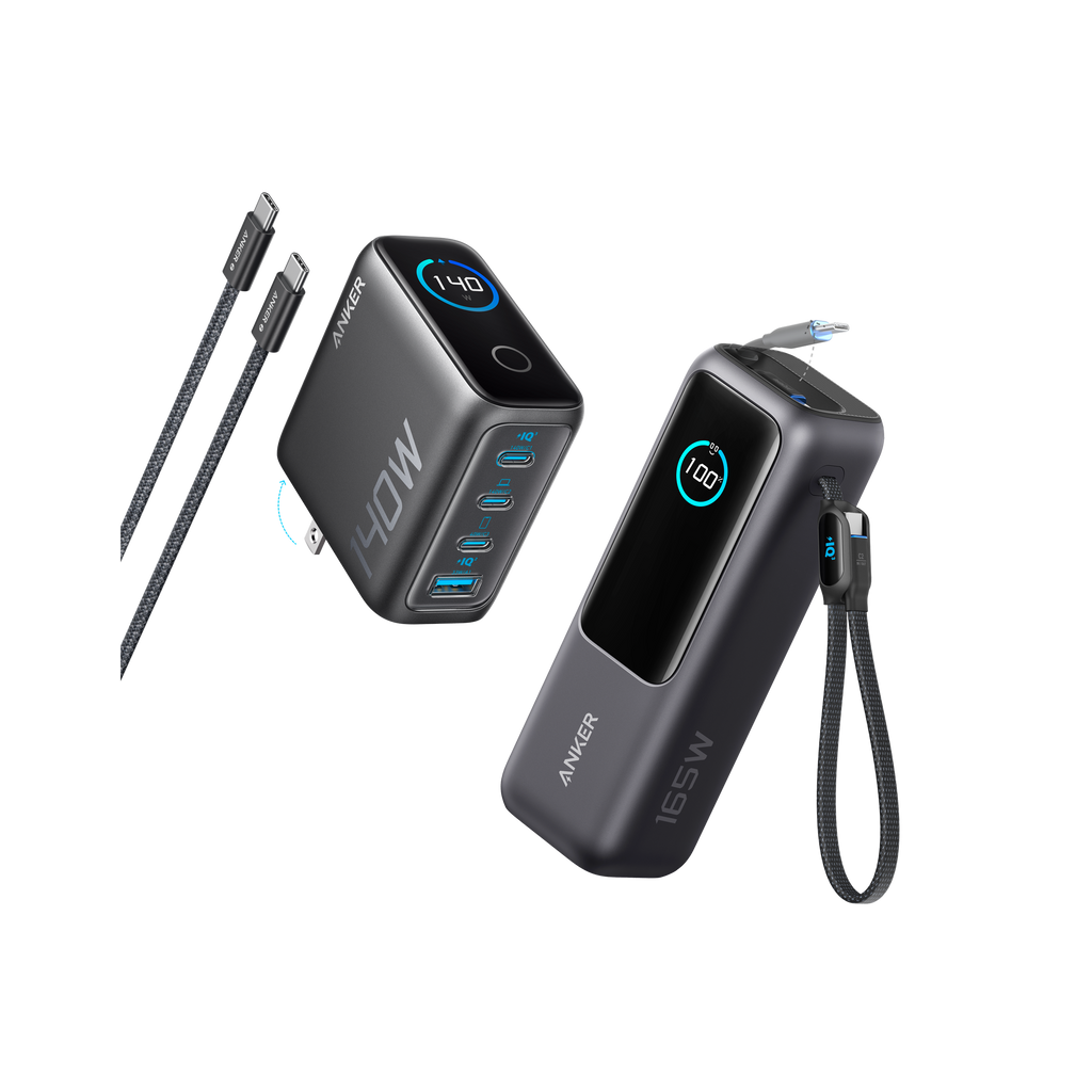 Laptop Power Bank (25K, 165W, Built-In and Retractable Cables) Y4